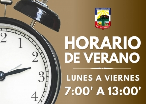 Receso y horario de verano.