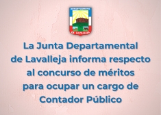 La Junta Departamental informa a la ciudadanía.