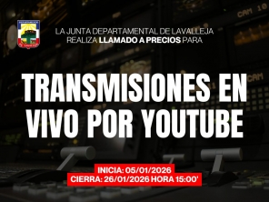 Llamado a precio para contratación de servicio de transmisión en vivo, grabación y almacenamiento de sesiones.